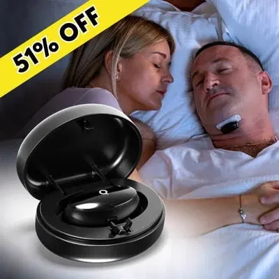 Couple sleeping peacefully with Qontroler Z3 Pro
